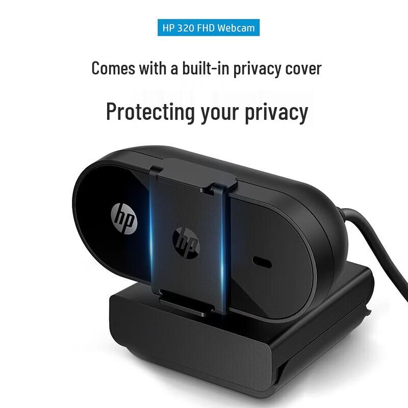 HP FHD 1080P USB Webcam 53X26AA