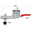 Secure and Reliable 101A Antislip Ushaped Clamp 82mm Length 50kg Capacity