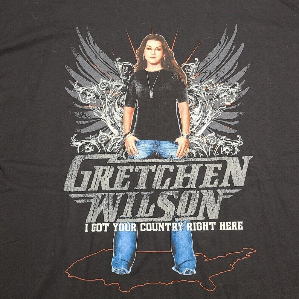

Gretchen Wilson I Got Your Country Right Here Black All Size Shirt HE850 Unisex T-Shirt XL