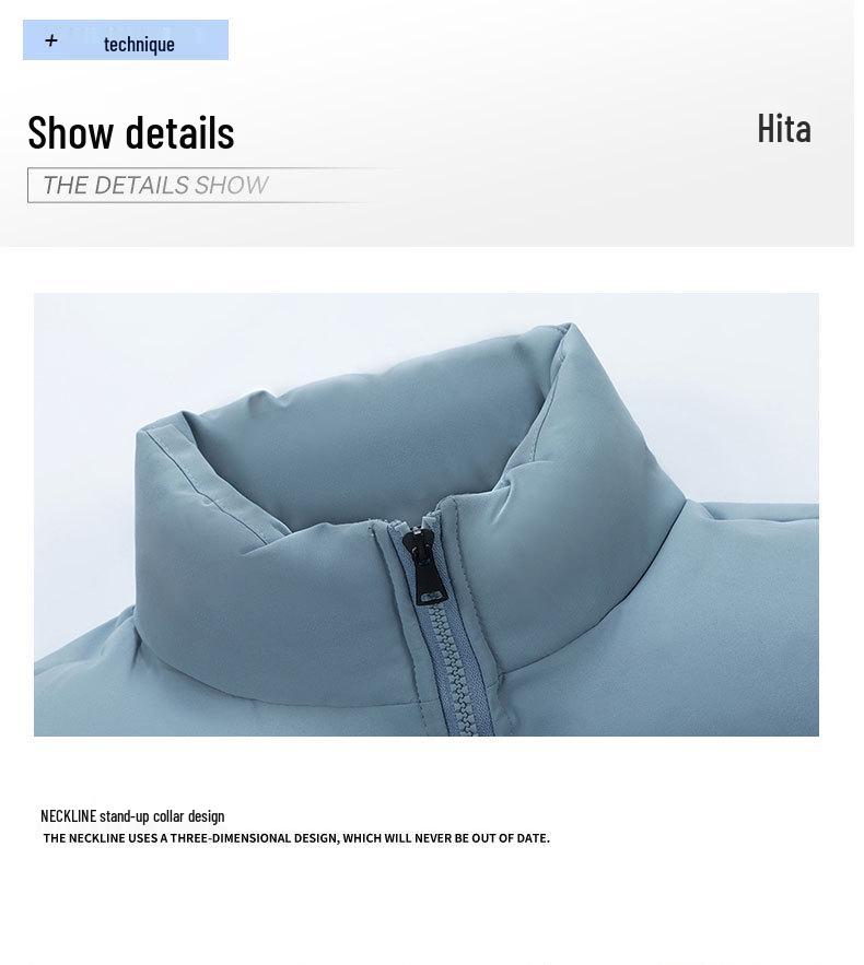 Men's 2025 Thick Padded Cotton Jacket - Loose Fit, Warm, Versatile Stand Collar Coat