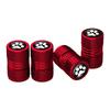 Generic Stem Caps | 4 Pcs Dog Paw Shape Leak Proof Valve Caps |