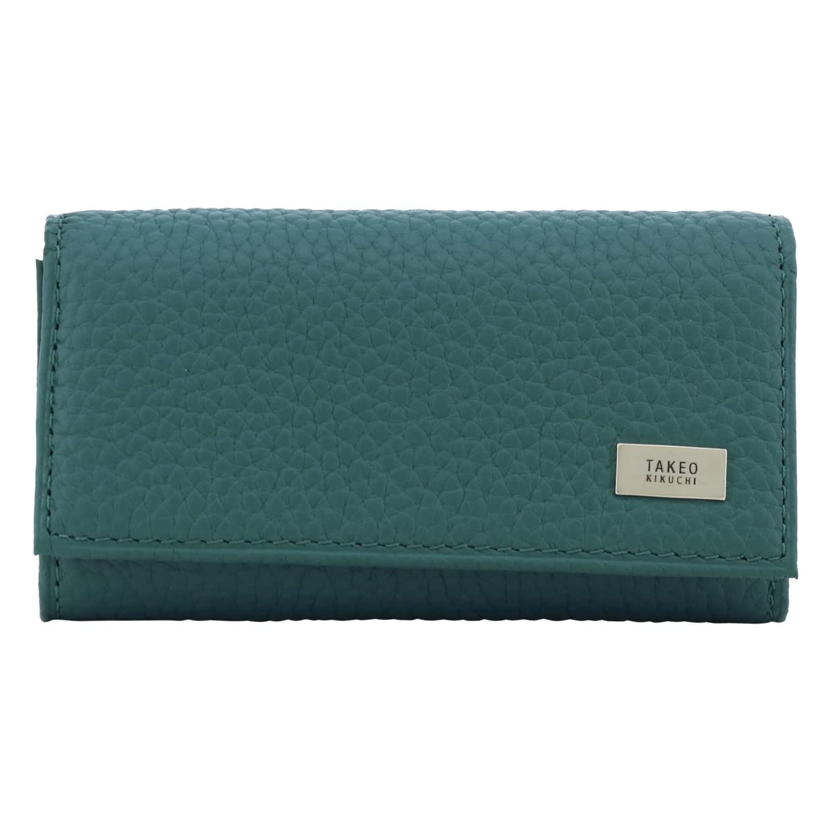 

Key Case Genuine Leather 4 Row Compact Trifold 733602 Bill Leather Cowhide Blue [Takeokikuchi] Men s [17]