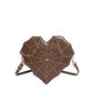Fashionable Trendy Multi-purpose Crossbody Bag, Heart-shaped Bag, Single-shoulder Bag