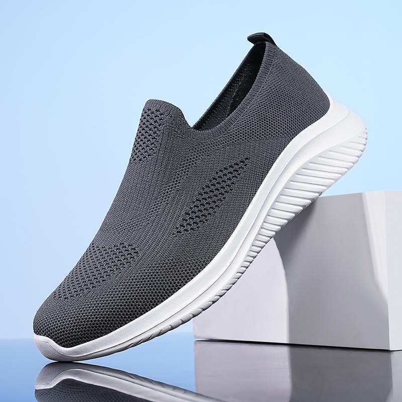 Large size 4748 breathable one-pedal casual cloth shoes mesh breathable walking shoes