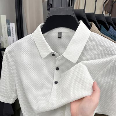 Summer Men's Polo Shirt Short-sleeved Casual Men's Dad Clothes