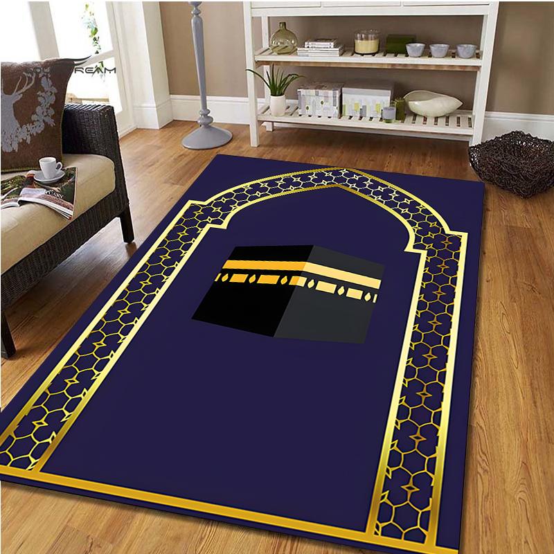 Muslim Prayer Non-slip Carpet Room Mat Square Kitchen Bathroom Floor Muslim Carpet Mat Bedroom living room IslamC Prayer Carpet