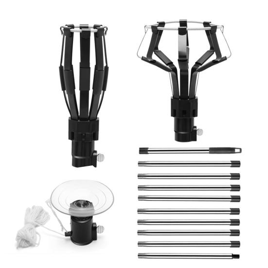 Light Bulb Changer with Suction Cup Kit Easy To Operate High Reach Light Bulb Changer with Pole Light Bulb Removal Tool