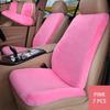 Uniwersalny rozmiar Pluszowe futerko Pokrowiec na fotel samochodowy Pokrowiec do wnętrza samochodu Poduszka na przednie i tylne siedzenie Samochodowa poduszka ochronna na 5 miejsc