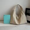 Chic Solid Color Nyl Tote Bag with Multiple Zipper Pockets, Casual Handbag Shoulder Bags for Women College, Work, Everyday Us