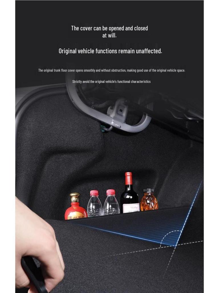 Divizor Cutie de Depozitare/Portbagaj pentru Volkswagen Tiguan L 2023 - Îmbunătățiți Interiorul Mașinii cu Produse de Modificare și Decorare.