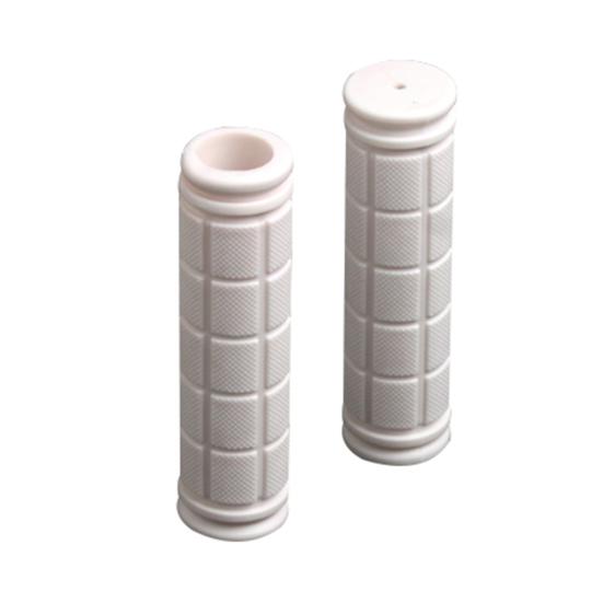 

1 Pair Stylish MTB Mountain Bike Bicycle Non-Slip Rubber Handlebar Cover Grips білий