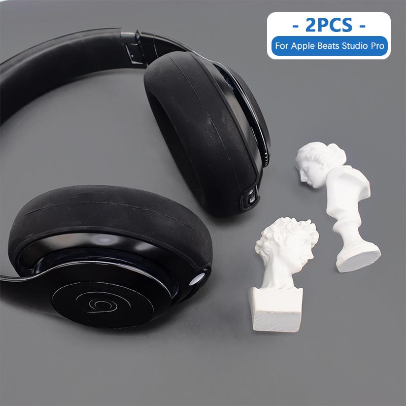1 Paio di Copri Padiglioni Impermeabili per Cuffie Per Beats Studio Pro Morbido Gel di Silice Custodia Protettiva Resistente allo Sporco Antipolvere