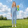 30ml Car-Mounted Sunflower Bubble Machine — Electric, Swinging, And Light-Up — The Bubble Toy For Kids