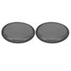 2Pcs Speaker Grill Cover 8 Inch Car RV Black Metal Iron Subwoofer Mesh Grill Cover