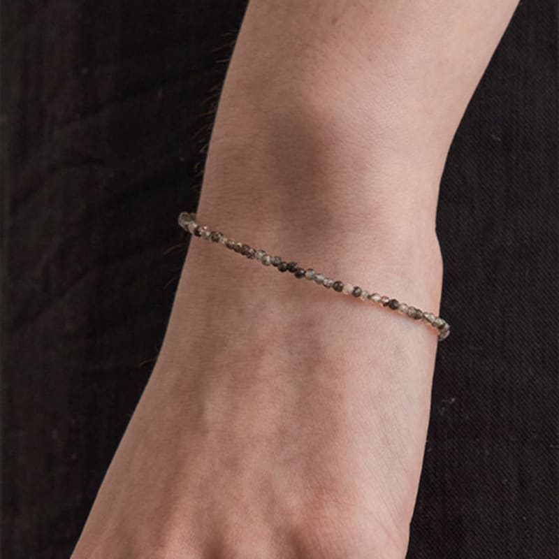 

FLIT SAND GEM BALL BRACELET (BLACK) L(190MM)