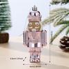 New Year Cute Cartoon Electroplated Plastic Christmas Hanging Ornament Xmas Tree Decoration Pendant for Holiday Festival Decor