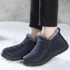 Damenstiefel Schwarz Slipper Damenschuhe Fell Damenschuhe Unisex Stiefeletten Wasserdicht Warmhalten Botas Mujer Winter Schneestiefel
