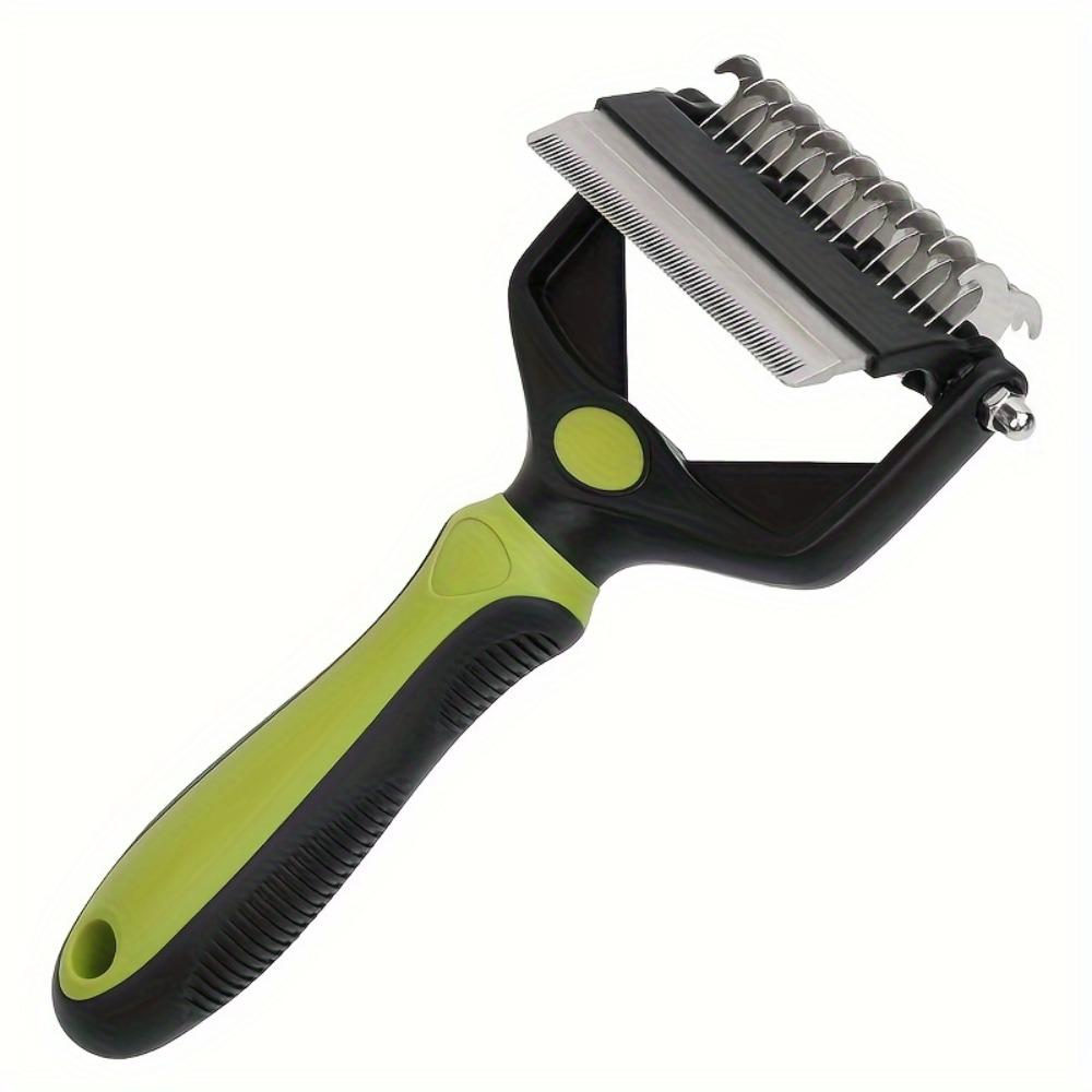 3 In 1 Pet Grooming Combs Fine Comb Teeth Pet Hair Remover Brush Pet Deshedding Brush  Pet Shop
