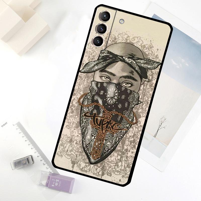 Tupac 2Pac Amaru Shakur Phone Case For Samsung Galaxy S25 S26 Ultra S20 S21 S22 S23 S24 Ultra S10 Plus S25 FE Cover