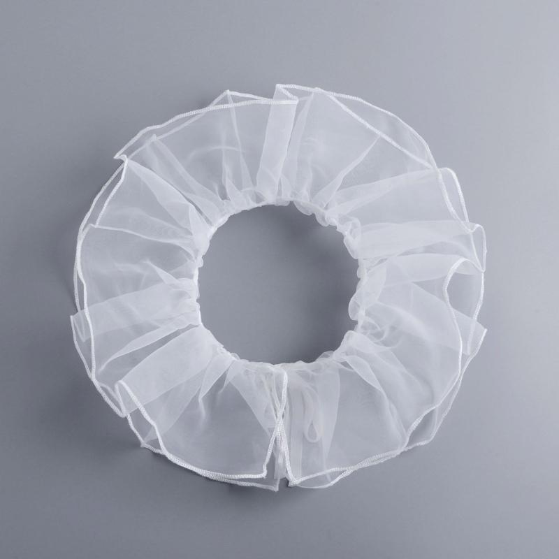 Ruff Collar Ruffled Victorian Cosplay Tie for Shirt Blouse Decorative Spread False Collar Play Costume Accessories