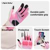 VXW Motorradhandschuhe Schützende PVC-Schale Wasserdicht Touchscreen Rutschfest Vollfinger Moto Racing Motocross Guantes für Frauen