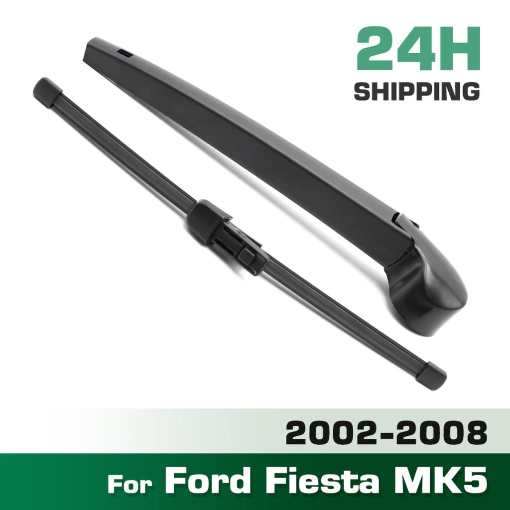 Wiper Rear Wiper Blade & Arm Set Kit For Ford Fiesta MK5 Hatchback 2002 - 2008 Windshield Windscreen Tailgate Window