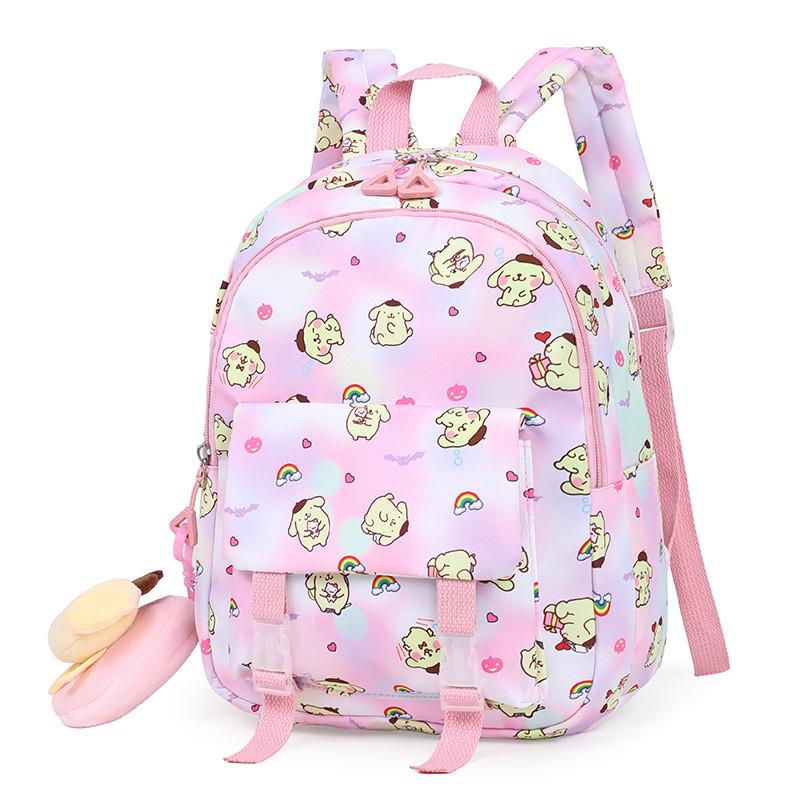 My Melody Cartoon Kids Backpack With Breathable Canvas For Kindergarten Daily Use