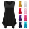 Women's Plus Size Camisole Summer Casual T-shirt Striped Printing Vest