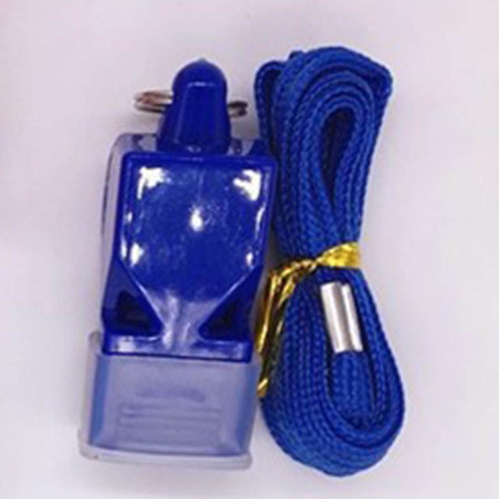 Outdoor Life Saving Emergency Whistles High Decibel Safety Survival Whistle with Lanyard for