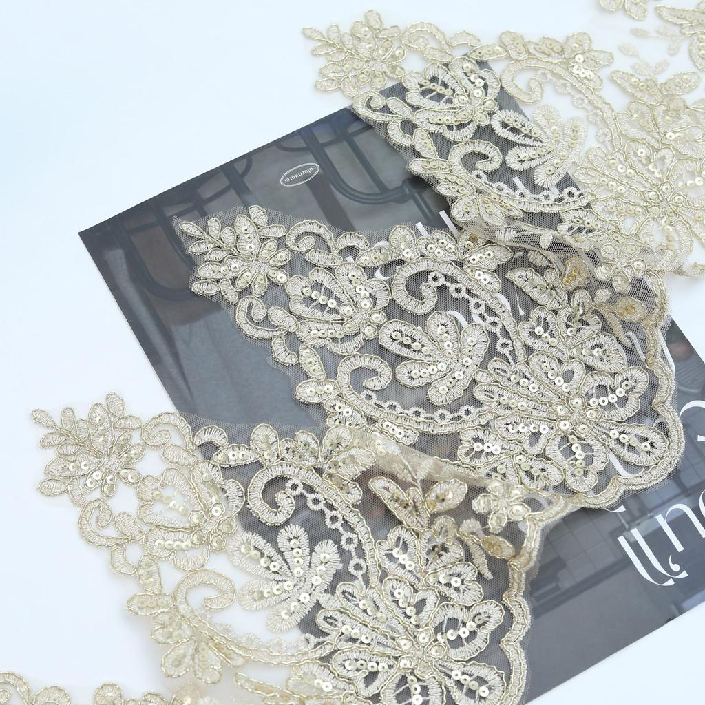 Lace Home Textiles Embroidery Sofa Lace Tablecloth Skirt Clothing Decorative Accessories Lace Car Bone Lace Fabric Fabric Fabric