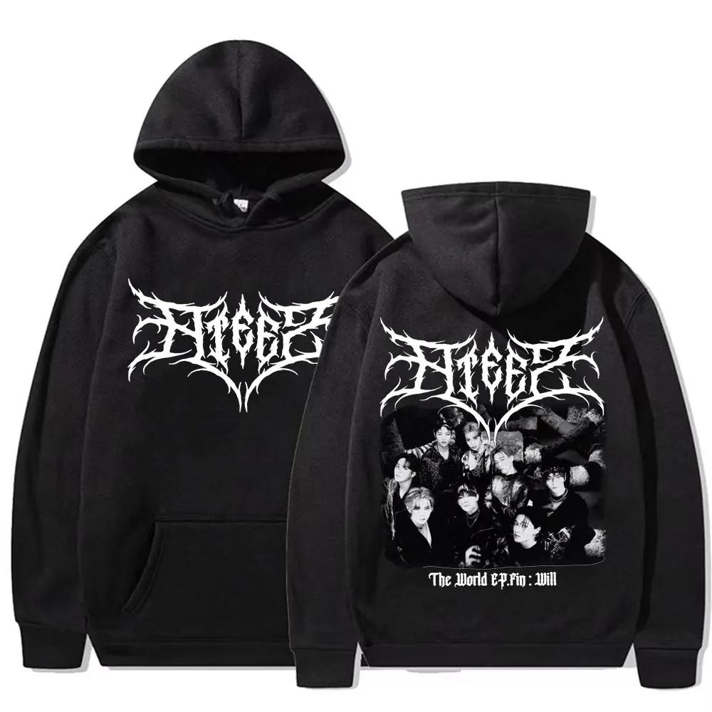 2025 Fashion Versatile Printed Casual Cotton Men's Hoodie Comfortable Street Vintage Loose Hoodie Unisex Autumn and Winter