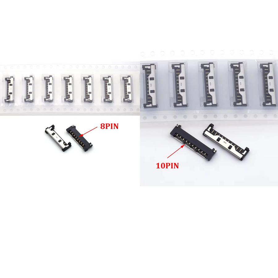 1PC 8Pin 10Pin For ASUS Tablet Battery Flex FPC Jack Plug Connector Interface Contact