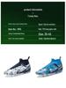 2024 Men's Fly-Knit High-Top Soccer Shoes with Breathable Sock Liner for Professional Turf Training