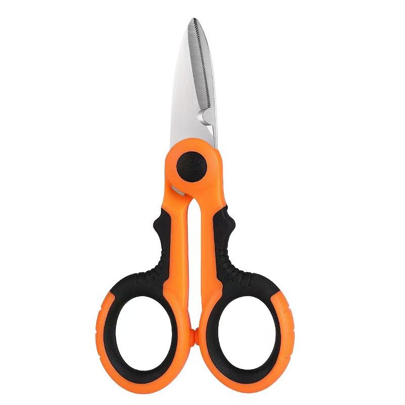 Nerezové rybářské nůžky Příslušenství Kleště nůžky PE pletený drát elektrikář přenosné nůžky rybářské nářadí nůžky