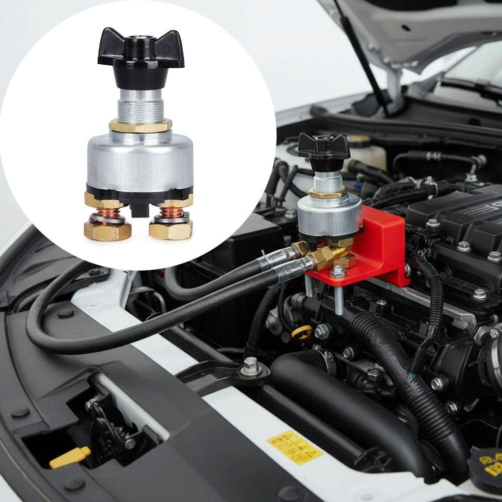 Rotary Type Battery Kill Switch Disconnect Function Cut Off Switch Rotary Switch  Auto Truck Use