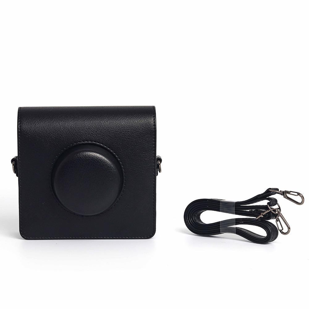 PU Leather Instant Camera Case Anti Scratch Storage Bag for Fujifilm Instax WIDE EVO Travel