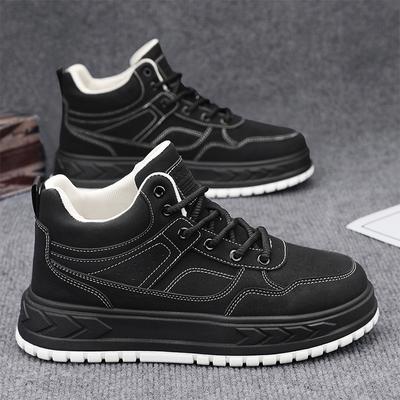 Martin Boots Men's Shoes Autumn and Winter New Men's Sports and Leisure Construction Site Work Thick-soled Wear-resistant Tooling Labor Insurance