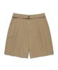 LEE Cotton Belt Bermuda Shorts Beige