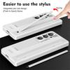 With Touch Pen Case for Samsung Galaxy Z Fold 7 6 5 4 FOLD7 Hinge Folding Cover Kickstand Full Protection Tempered Glass Film