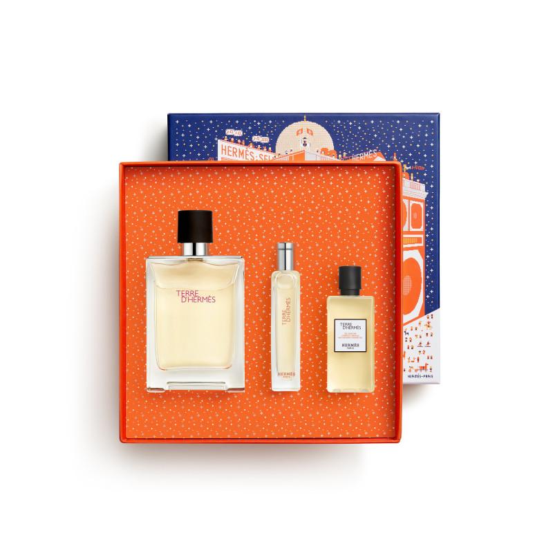 Hermes Terre d'Hermes perfume set 100ml + 15ml + 40ml