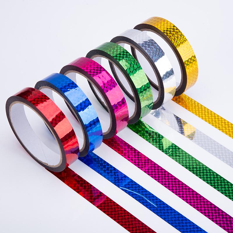

Glossy Reflective Laser Tape for Gift Packaging & DIY Decoration
