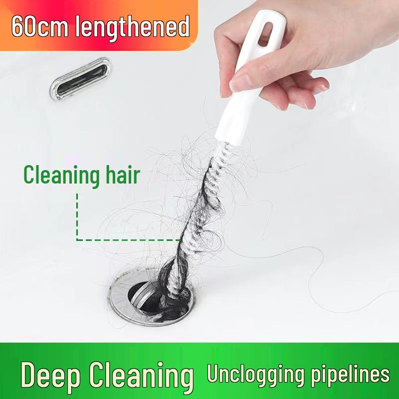 Pipe Dredger: Hair Cleaning Brush for Unclogging Washbasins and Sewers