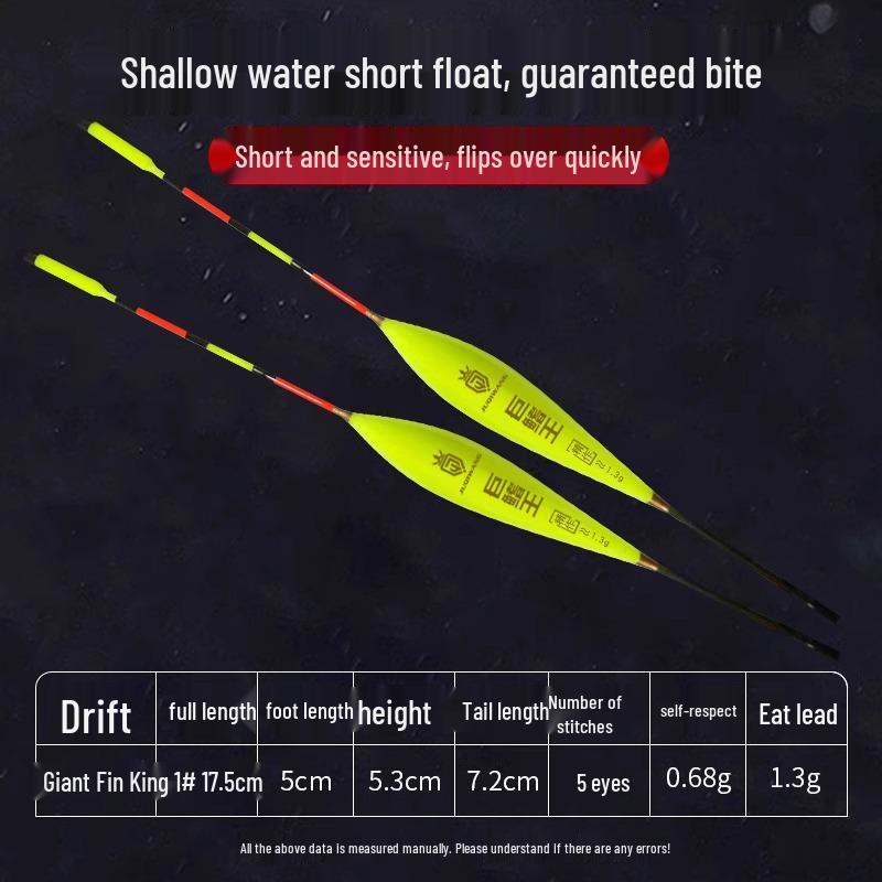 Jinhai Xi Fishing Line & Double Hook Set with Adjustable Float
