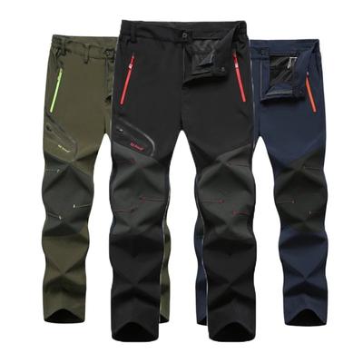 Mens Soft Shell Cargo Trousers Outdoor Hiking Walking Combat Work Pants Bottoms