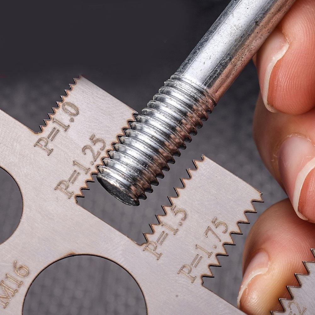 Pitch Measuring Tool Screw Thread Gauge Compact Lightweight Design