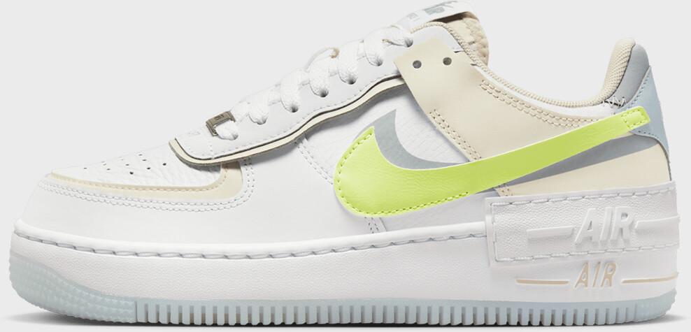 Nike Air Force 1 Shadow Women Sneakers White/wolf Grey/light Brown/light Lemon Twist