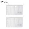 MIT 1pc Refrigerator Storage Mesh Bag Portable Seasoning Food Snacks Net Bag Double Compartment Hanging Bag Kitchen Accessories