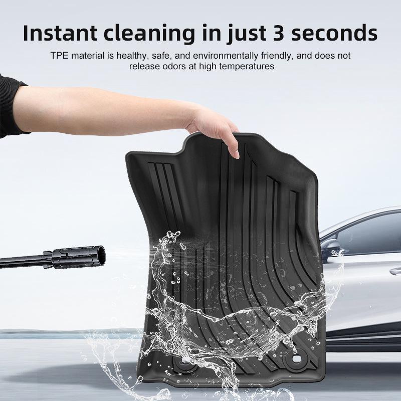 Eco-Friendly TPE Floor Mats & Trunk Liner for 2015-2024 Toyota Fortuner
