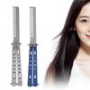 Portable Folding Comb Stainless Steel Pocket Comb Exquisite Knife Comb for Hair Salon