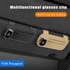Sunglasses Holder Magnetic Leather Sunglasses Clip and Clip Car Sunshade For Mercedes Benz AMG W176 W212 W168 W222 W204 W190